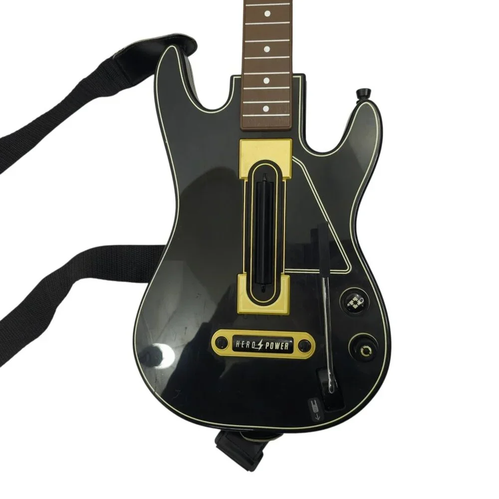 Activision Guitar Hero 0000654 PS3 Wireless Guitar Controller TESTED NO DONGLE